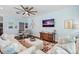 Bright living room featuring comfortable seating and coastal decor at 16317 Gulf Blvd, Redington Beach, FL 33708