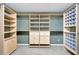 Large walk-in closet with built-in shelves at 1702 S Miller Rd, Valrico, FL 33594