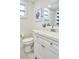 Clean bathroom with white vanity and toilet at 1707 Darlington Dr, Tampa, FL 33619