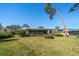 Spacious backyard with room for activities at 2389 Sarazen Dr, Dunedin, FL 34698