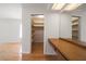 Spacious bedroom closet with ample shelving at 2389 Sarazen Dr, Dunedin, FL 34698