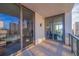 Spacious balcony with glass doors and city views at 301 1St S St # 1404, St Petersburg, FL 33701