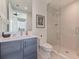 Clean bathroom with walk-in shower and modern fixtures at 301 1St S St # 1404, St Petersburg, FL 33701