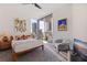 Bright bedroom with city views and comfy seating at 301 1St S St # 1404, St Petersburg, FL 33701