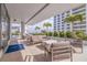 Relaxing patio with seating and city views at 301 1St S St # 1404, St Petersburg, FL 33701