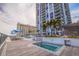 Inviting pool and spa area with modern design and comfortable seating at 301 1St S St # 1404, St Petersburg, FL 33701