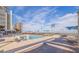 Enjoy the waterfront views from this modern pool deck with lounge chairs at 301 1St S St # 1404, St Petersburg, FL 33701