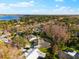 Aerial view of home near lake at 3312 Cobbs Ct, Palm Harbor, FL 34684