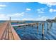 Extensive boardwalk system with multiple boat slips at 3312 Cobbs Ct, Palm Harbor, FL 34684