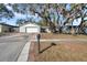 House with a large oak tree in front and a driveway at 3917 Briarlake Dr, Valrico, FL 33596