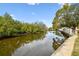 Scenic view of the peaceful canal, ideal for boating at 4414 Waltham Dr, Tampa, FL 33634