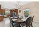 Bright dining room featuring a charming chandelier at 4414 Waltham Dr, Tampa, FL 33634