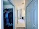 Hallway with closet and bathroom access at 4514 Arizona Sun Ct, Valrico, FL 33594