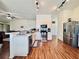 Modern kitchen with stainless steel appliances and island at 4514 Arizona Sun Ct, Valrico, FL 33594