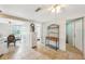 View down hallway showcasing home's open floorplan at 5157 School Rd, New Port Richey, FL 34653