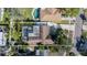 Aerial view showing house, pool, and driveway at 5720 Venetian Ne Blvd, St Petersburg, FL 33703