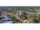 Aerial view of the house and surrounding neighborhood at 5720 Venetian Ne Blvd, St Petersburg, FL 33703