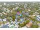 Aerial view of a house and surrounding neighborhood at 620 26Th N Ave, St Petersburg, FL 33704