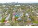 Aerial view showing home's location in a residential neighborhood at 620 26Th N Ave, St Petersburg, FL 33704