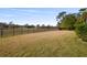 Large backyard with fenced in area and grassy lawn at 6230 Plover Meadow St, Lithia, FL 33547