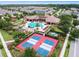 Two well-maintained pickleball courts at 6230 Plover Meadow St, Lithia, FL 33547