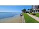 Steps leading to the water's edge at 6322 Palma Del Mar S Blvd # 401, Tierra Verde, FL 33715