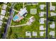 Community overview featuring a pool, clubhouse, and recreational areas at 9548 141St St, Seminole, FL 33776