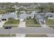 Aerial view of houses and street scene at 12391 70Th St, Largo, FL 33773