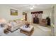 Living room with comfy seating and a wooden coffee table at 12433 Shadow Ridge Blvd, Hudson, FL 34669