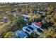 Wide aerial view showing home's location near water at 14311 83Rd Pl, Seminole, FL 33776