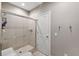 Clean bathroom features a walk-in shower and updated fixtures at 15927 Ternglade Dr, Lithia, FL 33547