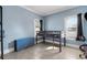 Bright bedroom with a loft bed, neutral decor, and plenty of natural lighting at 2070 28Th St, Sarasota, FL 34234