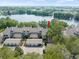 Aerial view showcasing the property's location near the lake at 2824 Countryside Blvd # 326, Clearwater, FL 33761