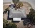 Aerial view of the home showing its roofline, mature landscaping, and position in the neighborhood at 4645 Commodore Ave, Spring Hill, FL 34606