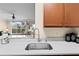 Kitchen with a large sink and modern faucet at 4802 51St W St # 224, Bradenton, FL 34210