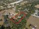 Aerial view of property showing home and surrounding area at 5104 Nesmith Rd, Plant City, FL 33567