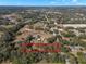 Aerial view showcasing property location and surrounding area at 5104 Nesmith Rd, Plant City, FL 33567