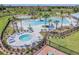 Resort-style pool with spa and lounge areas at 5200 Suncatcher Dr, Wesley Chapel, FL 33545