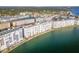 Aerial showing condo community by the water at 6020 Shore S Blvd # 101, Gulfport, FL 33707