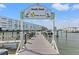 Convenient community boat dock on the waterfront at 6020 Shore S Blvd # 101, Gulfport, FL 33707