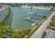 Waterfront marina with numerous boat slips at 6020 Shore S Blvd # 101, Gulfport, FL 33707