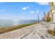 Relaxing patio overlooking the waterfront at 6020 Shore S Blvd # 101, Gulfport, FL 33707