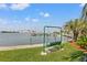 Relaxing waterfront swing with scenic views at 6020 Shore S Blvd # 101, Gulfport, FL 33707