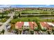 Aerial view of condo building and surrounding area at 6343 Palma Del Mar S Blvd # 225, St Petersburg, FL 33715