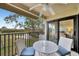 Private balcony with seating and golf course view at 6343 Palma Del Mar S Blvd # 225, St Petersburg, FL 33715