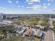 Aerial view showcasing home's location near park and city skyline at 834 11Th N St, St Petersburg, FL 33705