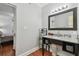 Bathroom with granite countertop and a view of the bedroom at 834 11Th N St, St Petersburg, FL 33705