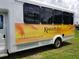 Community Shuttle Bus with prominent branding at 970 Pembroke Point Way, Sun City Center, FL 33573