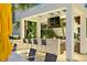 Outdoor bar with seating and flat screen TV at 100 1St N Ave # 2606, St Petersburg, FL 33701