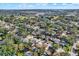 Aerial view of house and surrounding neighborhood at 1212 Markley Dr, Largo, FL 33770